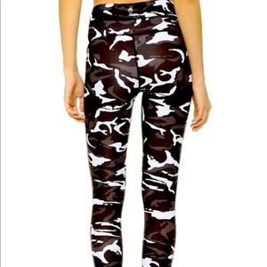 HPE Human Performance Engineering Leggings White Camo Mesh Camouflage (XS)